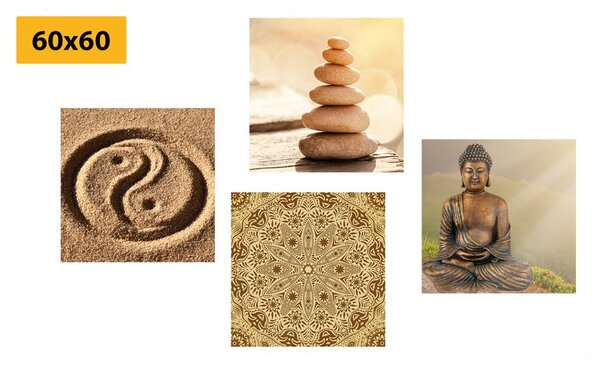 Set obrazů ve stylu Feng Shui