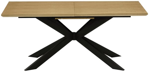 JÍDELNÍ STŮL, černá, barvy dubu, 180-230/90/76 cm P & B - Jídelní stoly, Online Only