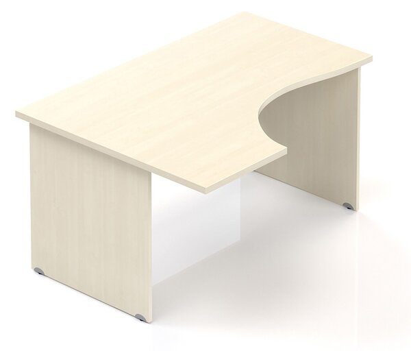 Ergonomický stůl Visio 140 x 100 cm, levý, javor