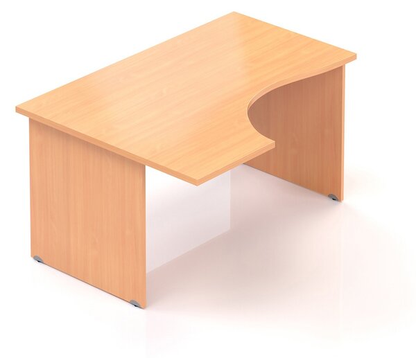 Ergonomický stůl Visio 140 x 100 cm, levý, buk