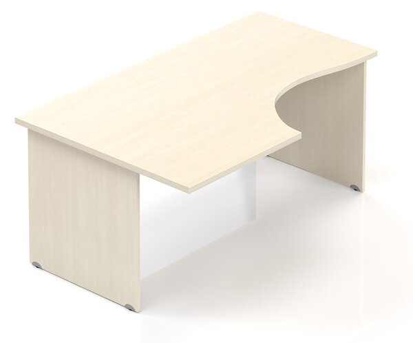 Ergonomický stůl Visio 160 x 100 cm, levý, javor