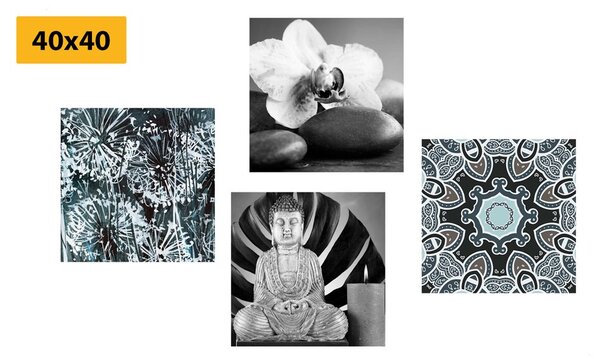 Set obrazů zajímavá kombinace Feng Shui