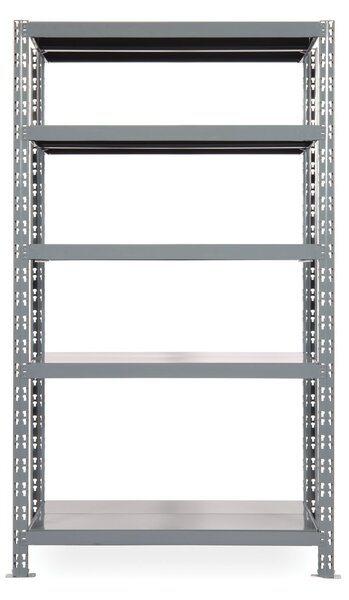 Policový regál 1800x1200x500 mm, 5 polic, nosnost police 300 kg, základní