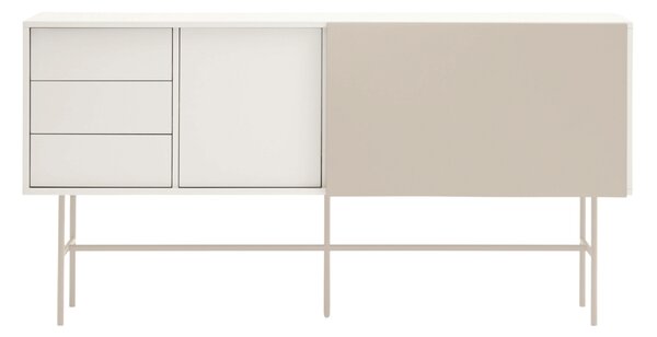 Béžová lakovaná komoda Teulat Nube 180 x 45 cm