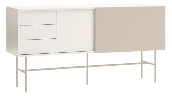 Béžová lakovaná komoda Teulat Nube 180 x 45 cm