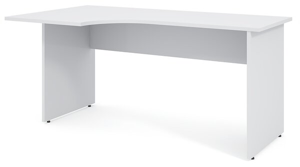 Ergonomický stůl Impress 160 x 90 cm, levý, bílá