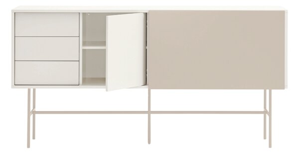 Béžová lakovaná komoda Teulat Nube 180 x 45 cm