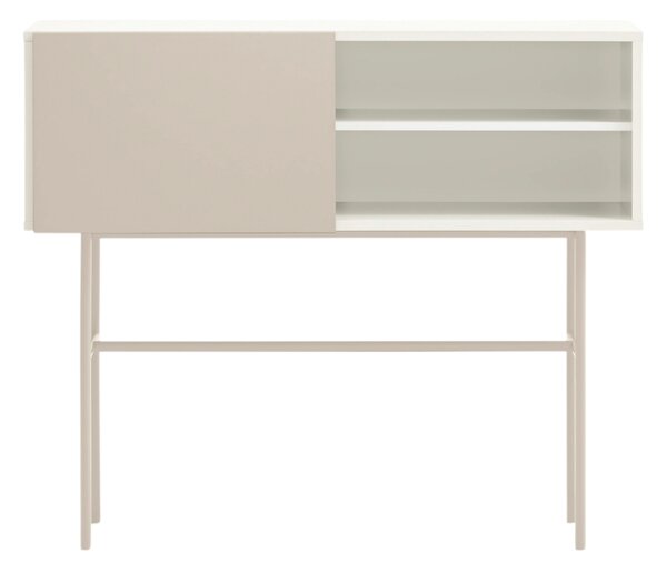 Béžový lakovaný toaletní stolek Teulat Nube 110 x 35 cm