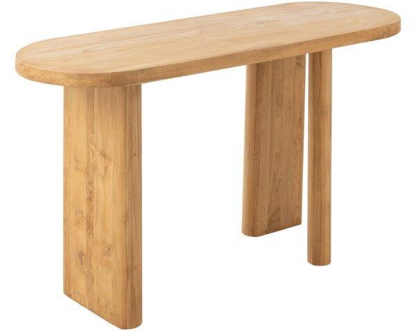 Teakový toaletní stolek J-line Natty 150 x 50 cm