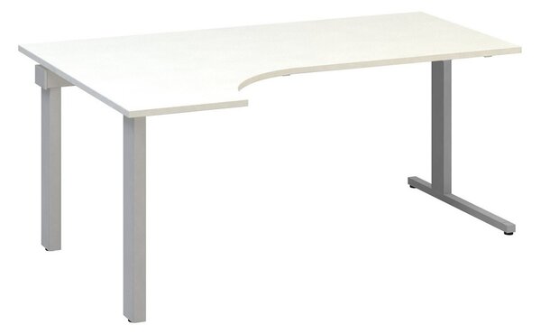 Ergonomický stůl ProOffice C 180 x 120 cm, levý, bílá