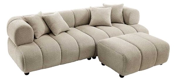 Designová pohovka Zaxson 255 cm šampaňská