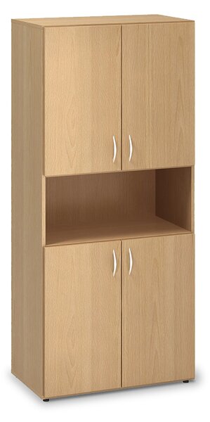 Vysoká skříň ProOffice 80 x 47 x 178 cm, buk
