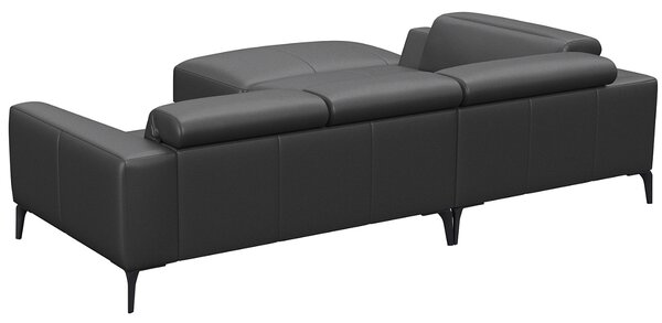 -25 % Dny MOMENTI– Flexlux Kožená rohová pohovka VOLUZZI 263 cm, levá