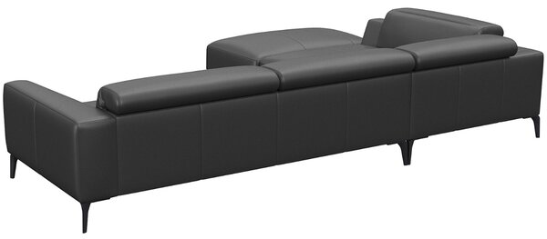 -25 % Dny MOMENTI– Flexlux Kožená rohová pohovka VOLUZZI 325 cm, levá