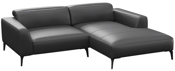 -25 % Dny MOMENTI– Flexlux Kožená rohová pohovka VOLUZZI 233 cm, pravá