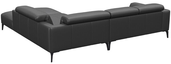 -25 % Dny MOMENTI– Flexlux Kožená rohová pohovka VOLUZZI 263 cm, pravá
