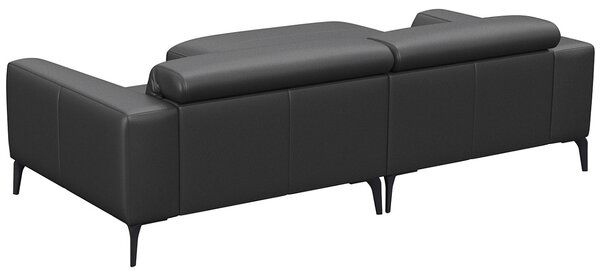 -25 % Dny MOMENTI– Flexlux Kožená rohová pohovka VOLUZZI 233 cm, levá
