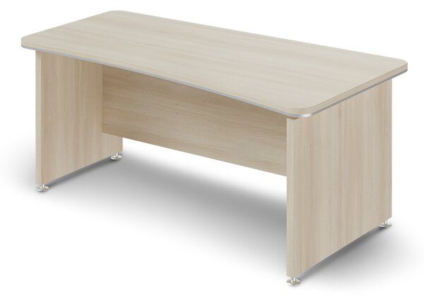 Ergonomický stůl TopOffice 180 x 94,8 cm, pravý, akát světlý