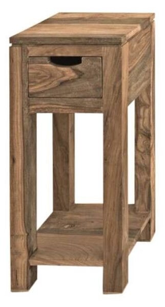 GREY WOOD Příruční stolek 29x29 cm, masivní indický palisandr