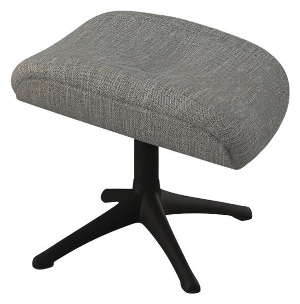 -25 % Dny MOMENTI– Šedá čalouněná podnožka FLEXLUX MORE 44 x 35 cm