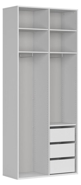 Šatní skříň BRW Flex 123 (bílá)