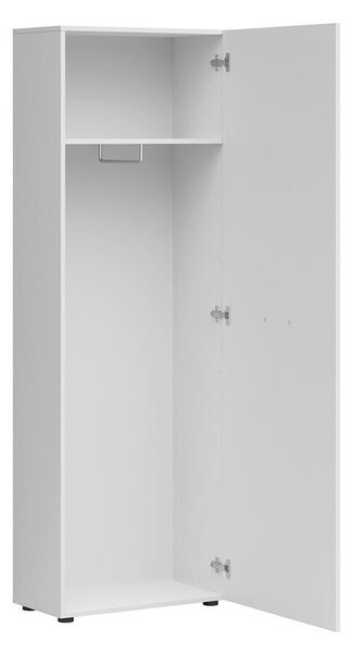 Šatní skříň BRW Neno 1 (bílá). Akce -10%