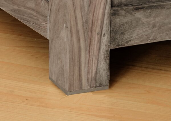 GREY WOOD Komoda 95x180 cm, masivní indícký palisandr