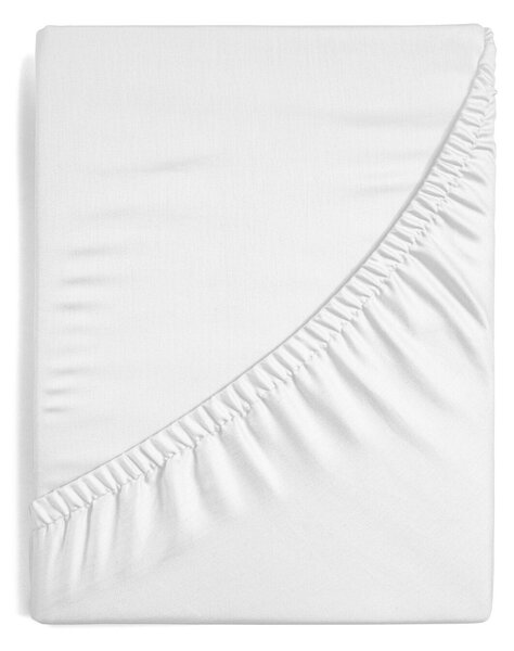 MAKOSATENOVÉ PROSTĚRADLO NOVA 100X200 CM, VÝŠKA 25 CM BÍLÉ