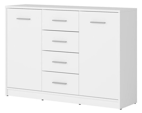 Komoda BRW Nepo Plus 6 (bílá)