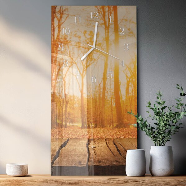 Skleněné hodiny vertikální Pódium zsppb-30x60-00083460