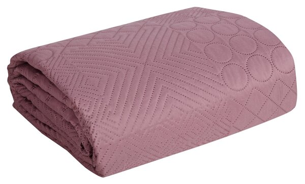 PŘEHOZ NA POSTEL D91 BONI5 170X210 CM STARORŮŽOVÁ