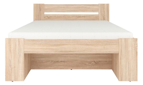 Manželská postel 140 cm BRW Nepo Plus 13 (dub sonoma)