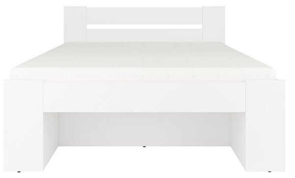Manželská postel 140 cm BRW Nepo Plus 13 (bílá)