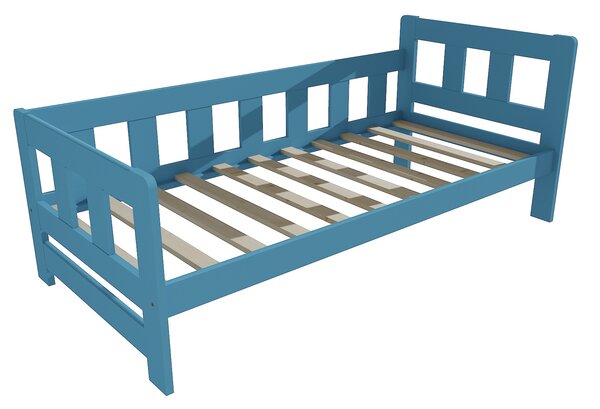 Vomaks Dětská postel se zábranou VMK010FB KIDS Rozměr: 70 x 160 cm, Barva: barva modrá