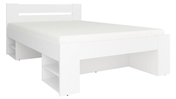 Manželská postel 140 cm BRW Nepo Plus 13 (bílá)