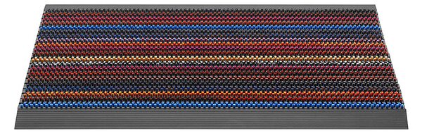 Venkovní čisticí rohož s hliníkovým nájezdem Outline 50 x 80 x 2,2 cm, vícebarevná
