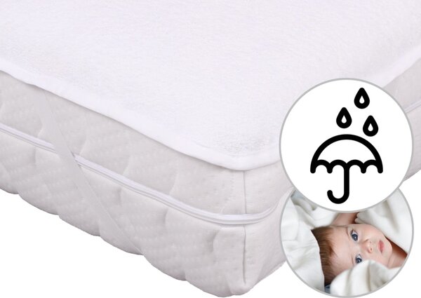 2G Lipov Nepropustný froté PVC chránič matrace pro miminka - 60x120 cm