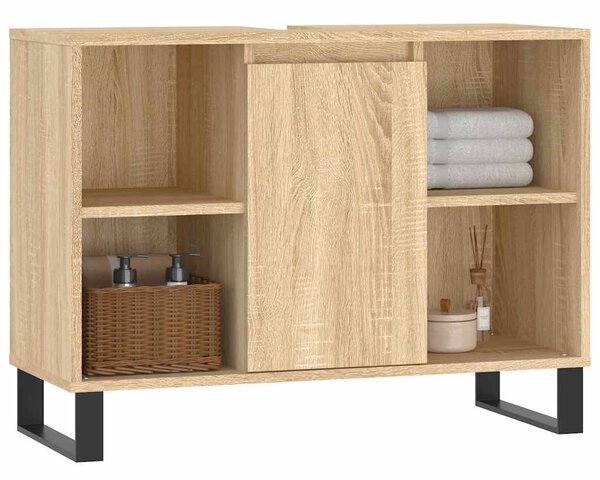 Koupelnová skříňka dub sonoma 80 x 33 x 60 cm kompozitní dřevo