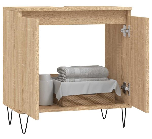 Koupelnová skříňka dub sonoma 58 x 33 x 60 cm kompozitní dřevo