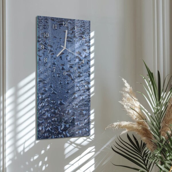 Skleněné hodiny vertikální Mokré sklo zsppb-30x60-00081053