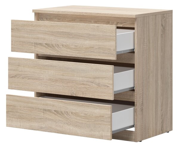 Komoda BRW Tetrix 2 (dub sonoma). Akce -10%