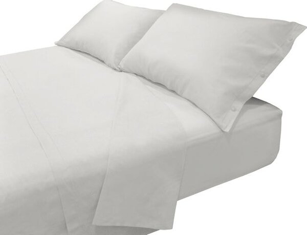 Gipetex Natural Dream Povlak na polštář italské výroby 100% bavlna - 2 ks sv.šedá - 2 ks 70x90 cm