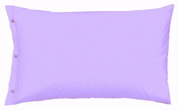 Gipetex Natural Dream Povlak na polštář italské výroby 100% bavlna - 2 ks fialová - 2 ks 70x90 cm