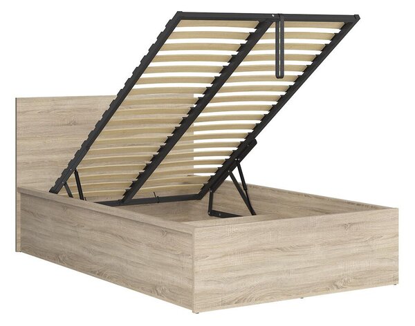 Jednolůžková postel 120 cm BRW Tetrix 6 (dub sonoma) (s roštem) (s úl. prostorem)