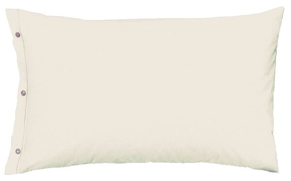 Gipetex Natural Dream Povlak na polštář italské výroby 100% bavlna - 2 ks krémová - 2 ks 70x90 cm