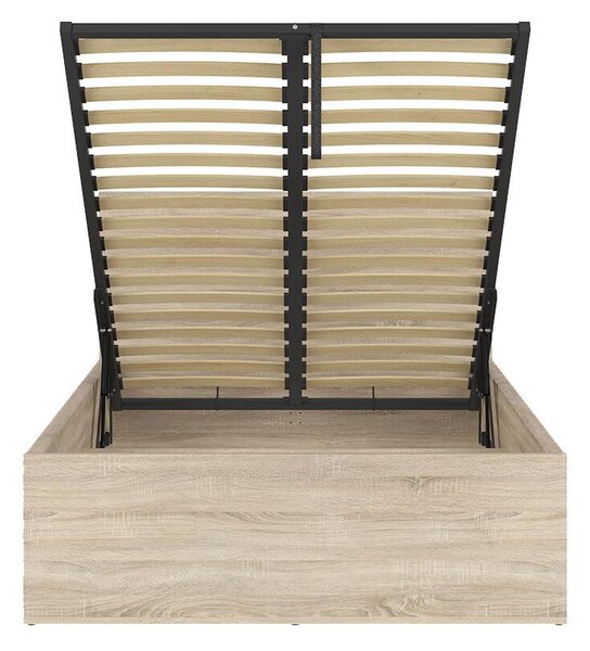 Jednolůžková postel 120 cm BRW Tetrix 6 (dub sonoma) (s roštem) (s úl. prostorem)