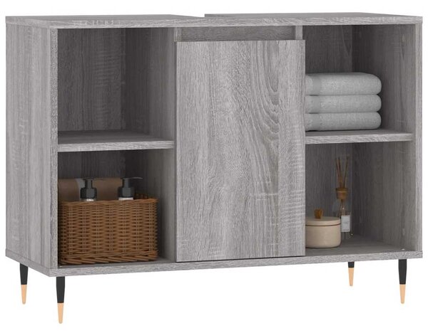 Koupelnová skříňka šedá sonoma 80 x 33 x 60 cm kompozitní dřevo