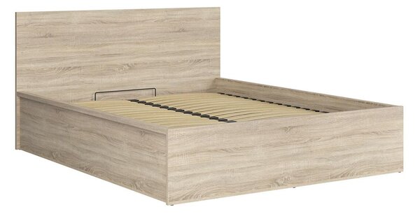 Manželská postel 160 cm BRW Tetrix 11 (dub sonoma) (s roštem) (s úl. prostorem)