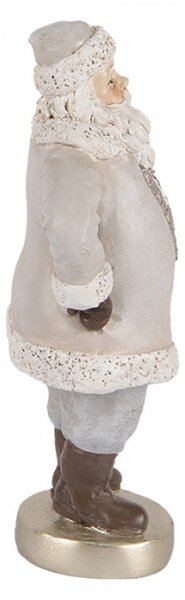 Vánoční dekorace figurka Santa Clause s rukama v kapsách – 8x6x15 cm