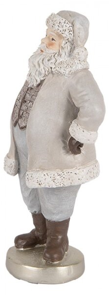 Vánoční dekorace figurka Santa Clause s rukama v kapsách – 8x6x15 cm